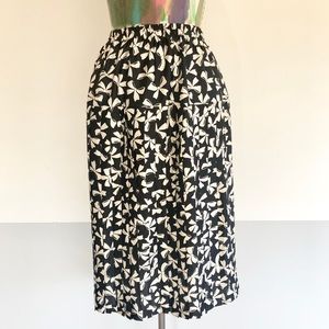 🖤VINTAGE 80s Pleated Bow Skirt